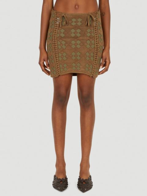 ISA BOULDER Expandable Quilted Tube Skirt