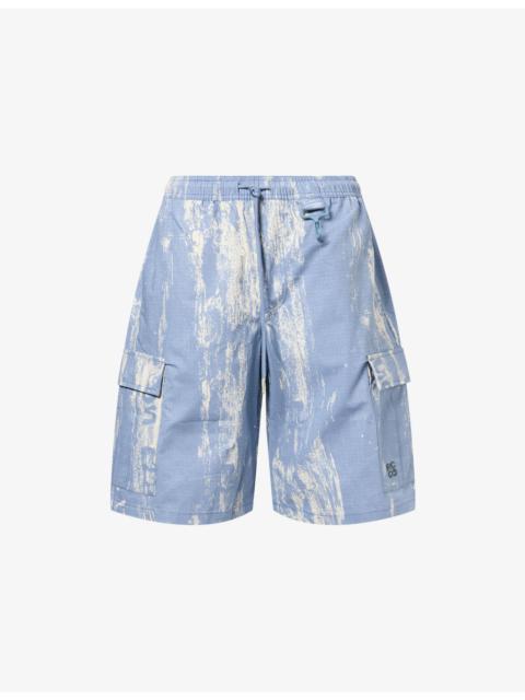 REESE COOPER® Sierra Logo-Embroidered Cotton-Ripstop Shorts