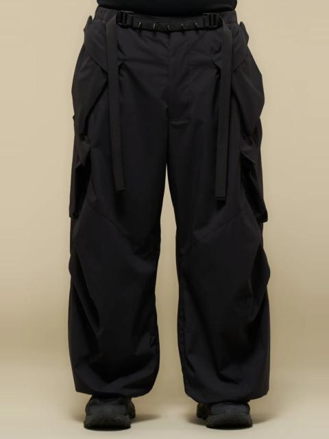 ACRONYM P56A-E Encapsulated Nylon Double Cargo Trouser Black