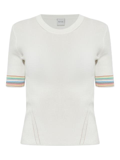 Paul Smith Signature Stripe ribbed T-shirt