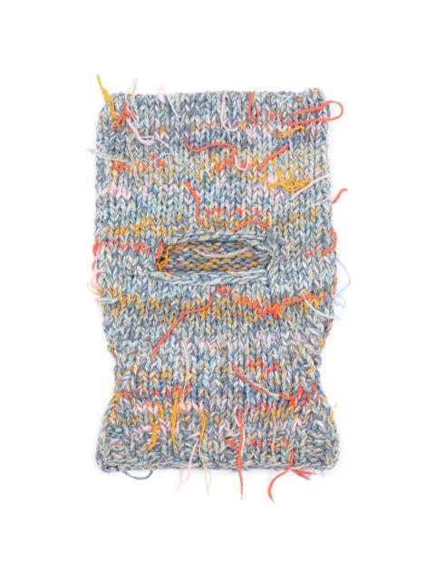 Maison Margiela threaded chunky-knit balaclava
