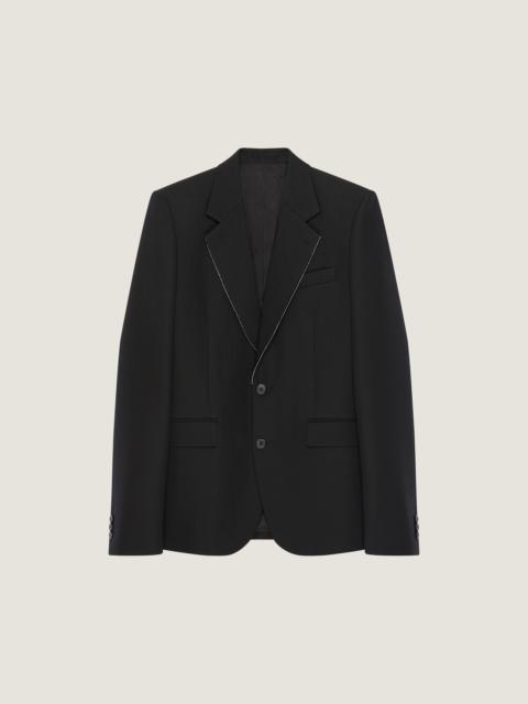 Givenchy SINGLE-BREASTED FITTED JACKET IN WOOL