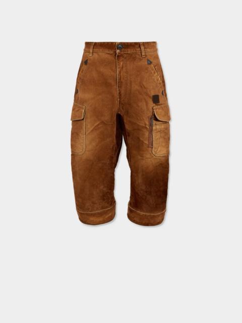 DSQUARED2 CARPENTER2 WEATHERED SUEDE PANT