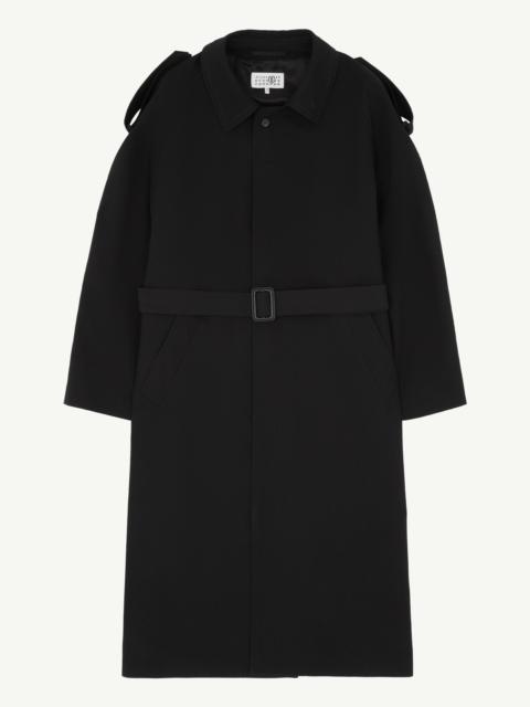 MM6 Maison Margiela Denim trench coat | REVERSIBLE