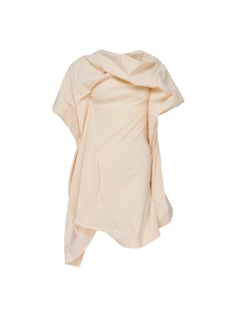 ISSEY MIYAKE Concealed Draped Woven Top