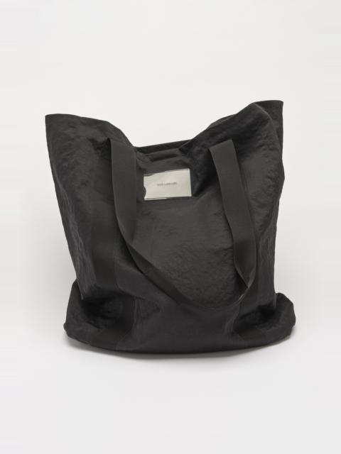 Our Legacy Flight Tote Bag Black Dense Liquid Nylon