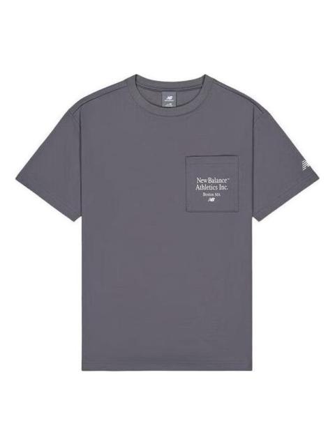 New Balance New Balance Graphic Pocket T-shirt 'Grey' AMT42316-CAS