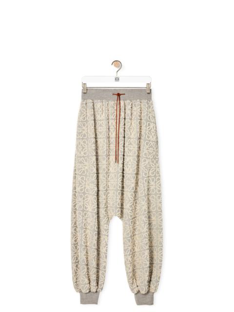 Loewe Anagram balloon sweatpants in cotton