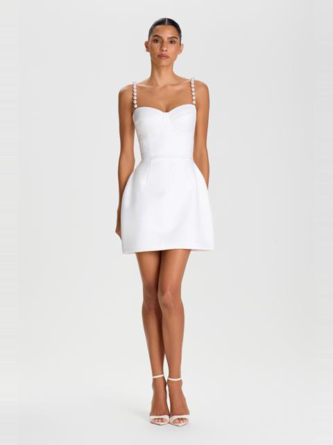NADINE MERABI Sia White Dress