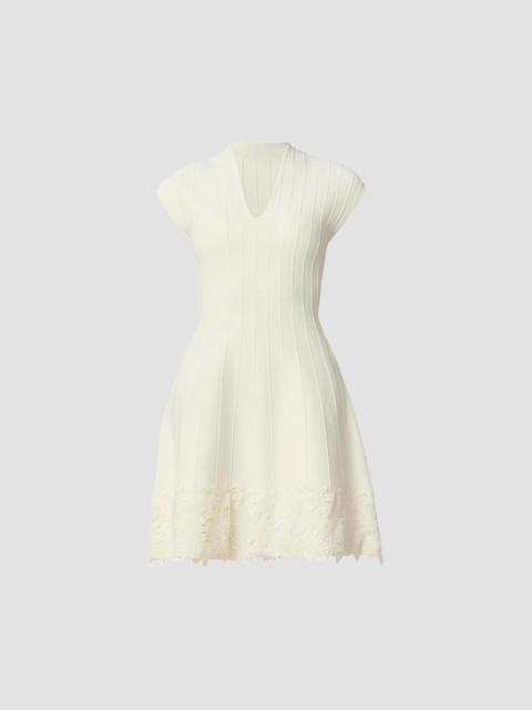 Shoshanna Women's Azalea Ottoman-Knit Minidress - Ivory