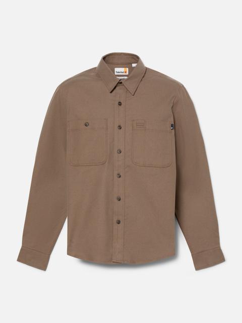 Timberland Men's Windham Brushed Twill Overshirt