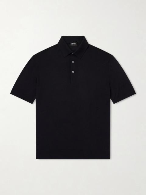 ZEGNA Wool Polo Shirt