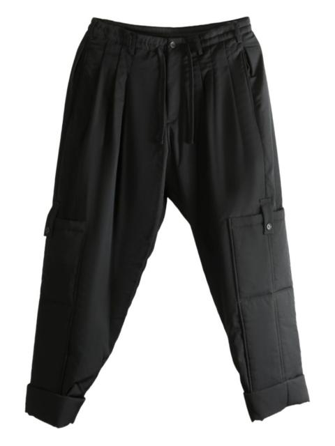 Yohji Yamamoto pleated cargo trousers