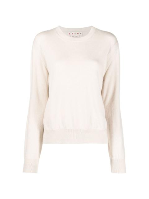 cashmere long-sleeve jumper