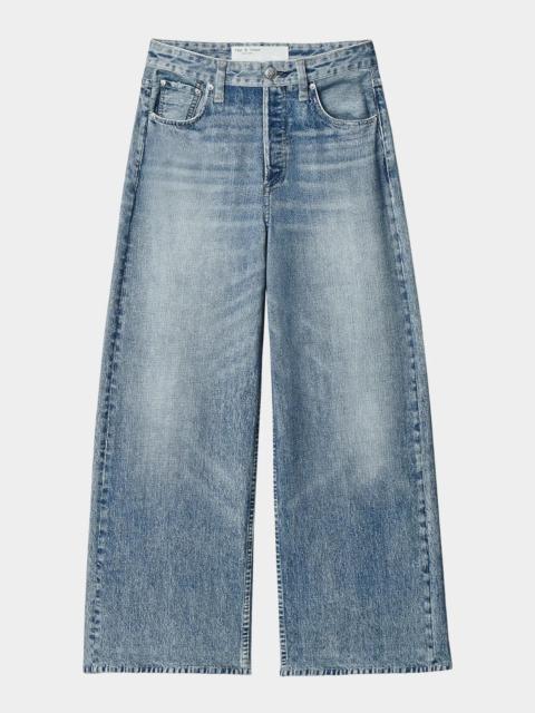 rag & bone Miramar Andi Wide-Leg Cropped Jeans