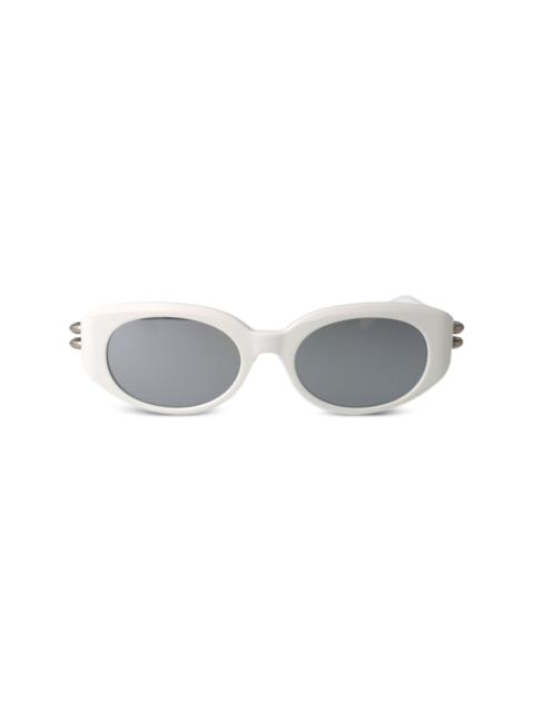 Alexander McQueen oval-frame sunglasses