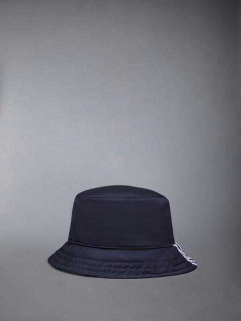 Thom Browne Nylon Swim Tech 4-Bar Bucket Hat