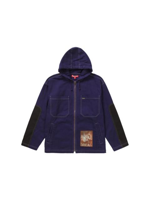 Supreme Supreme Mark Leckey Dream English Kid Hooded Jacket Navy