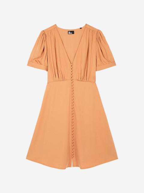 The Kooples LIGHT ORANGE SHORT DRESS