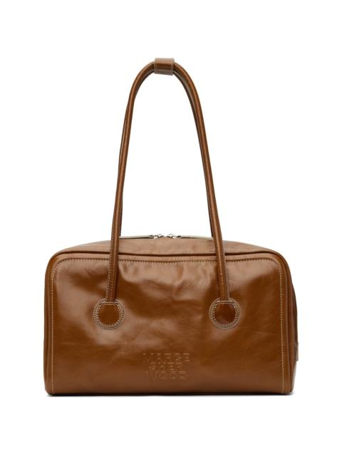 MARGESHERWOOD Brown Soft Boston Bag