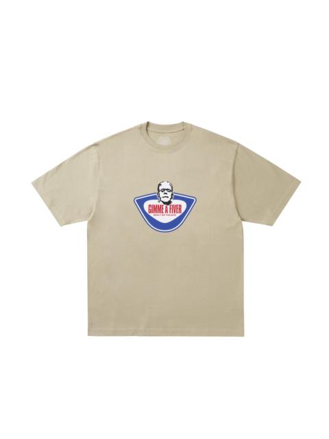 PALACE FIVER T-SHIRT CHALKY GREEN