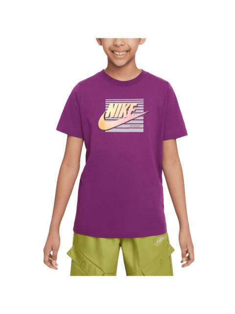 Nike NSW Futura Retro Tee GS "Viotech" FN9552 503
