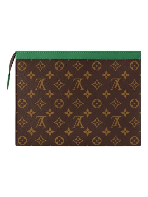 Louis Vuitton 루이즈 VUITTON Pochette Voyage MM 모노그램 Macassar 캔버스 '그린' M82854