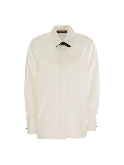 bow-embellishment shirt
