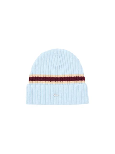 Supreme 대 스트립 캐시미어 Beanie '팔 블루 이름 *