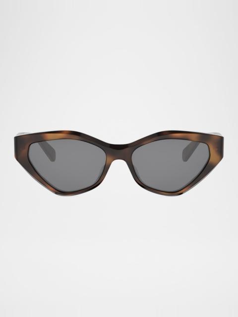 CELINE Triomphe Acetate Cat-Eye Sunglasses