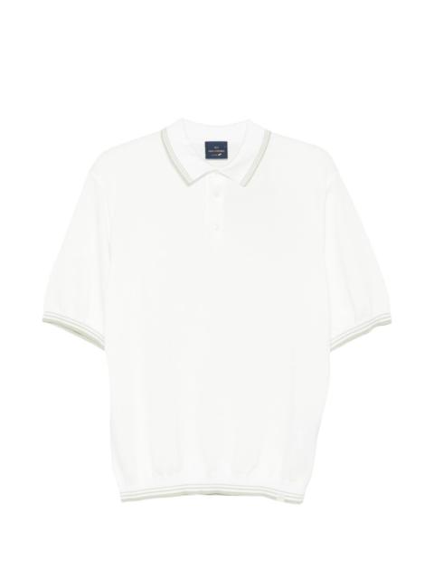 Paul & Shark striped-collar polo shirt