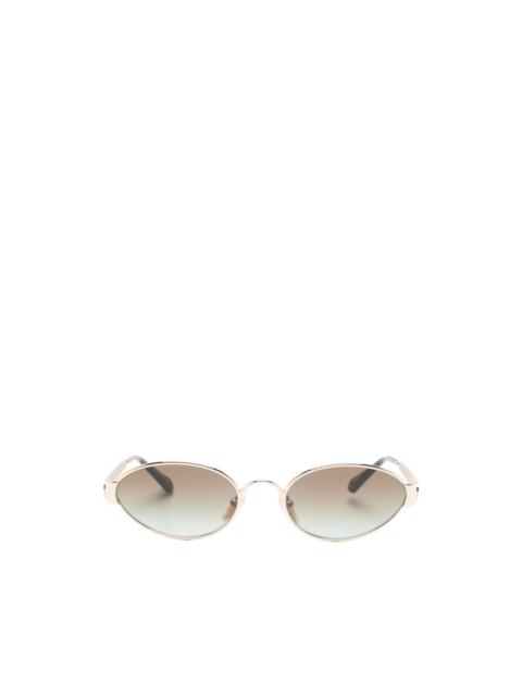 Chloé oval-frame sunglasses