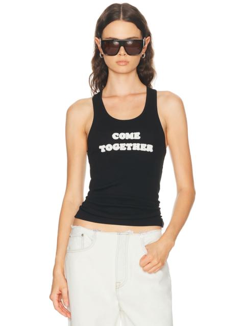 Stella McCartney Come Together Slogan Tank Top