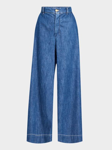 Paul Wide-Leg Ankle Pants