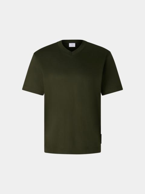 BOGNER T-shirt Tiam in Olive green