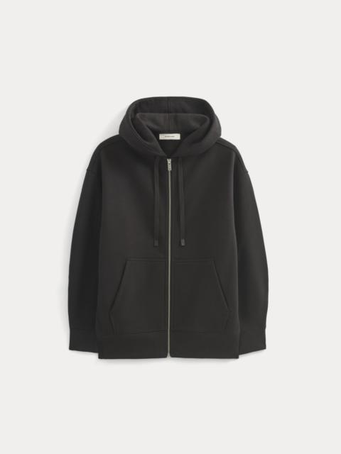 EVERLANE LUXE FLEECE OVERSIZED FULL-ZIP HOODIE