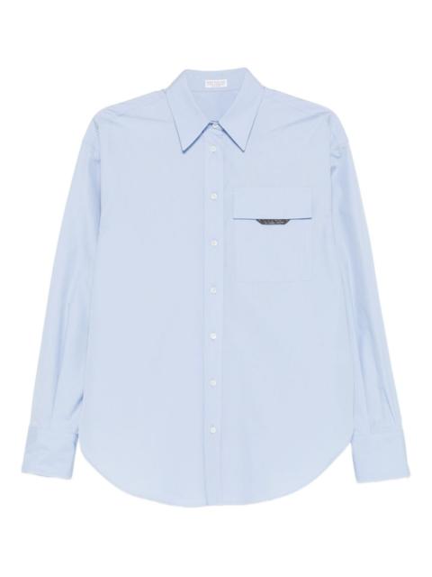 Brunello Cucinelli chest-pocket shirt