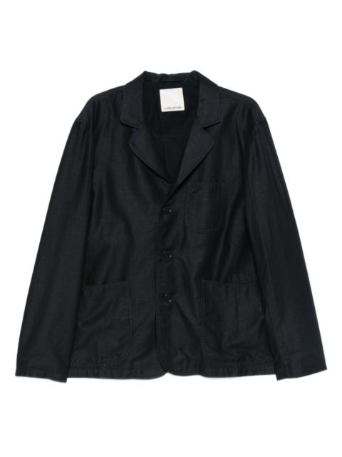 YMC button-fastening patch-pocket blazer