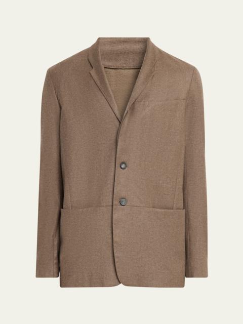 SEASE Men's Wool-Cashmere Ellen Blazer 2.0