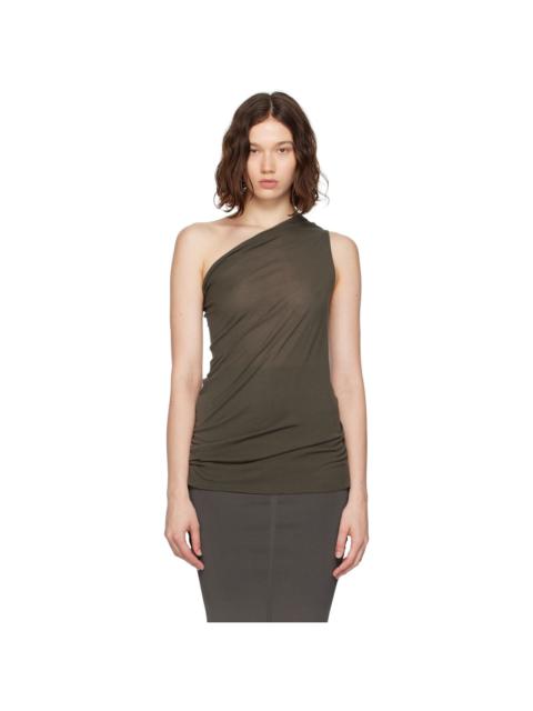 Rick Owens Khaki Concordians Athena Tank Top