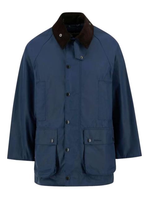 Barbour corduroy-collar cotton jacket