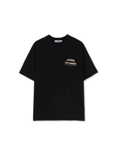 MSGM T-Shirt with "Off road adventure" graphic