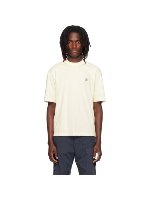 Stone Island Off-White 2100030 Combed Organic Cotton Jersey T-shirt
