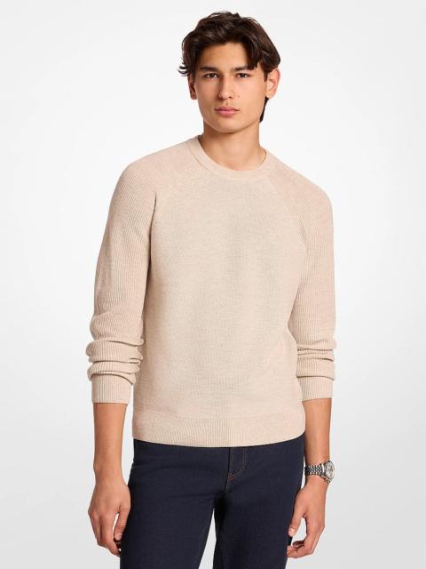 MICHAEL KORS Wool Blend Crewneck Sweater