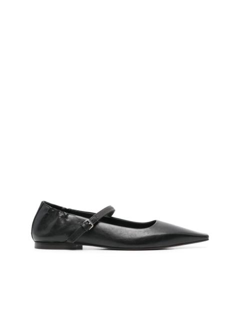 Brunello Cucinelli leather ballerinas