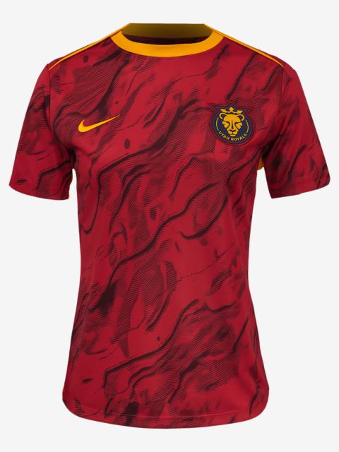 Utah Royals FC 2025 Women's Nike NWSL Short-Sleeve Pre-Match Top