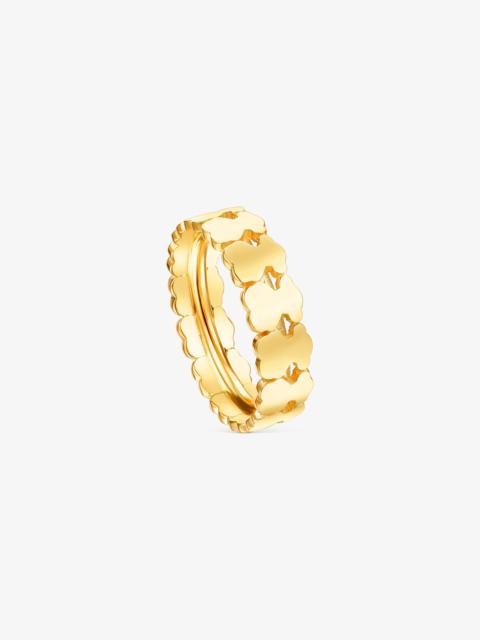 TOUS 18K gold vermeil Straight hoop Ring