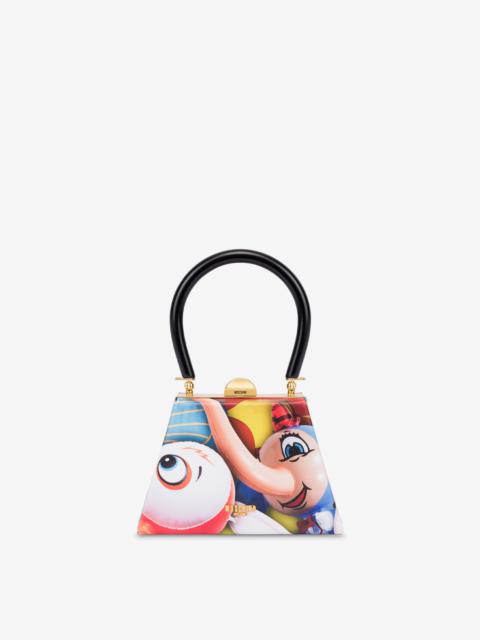 Moschino INFLATABLE ANIMALS TRAPEZE BAG