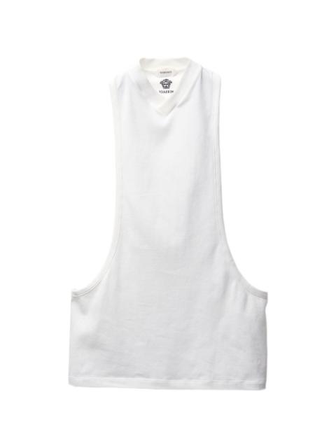 VERSACE cotton-jersey tank top