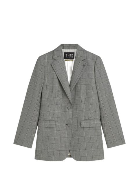 SCOTCH & SODA Prince of Wales check blazer
